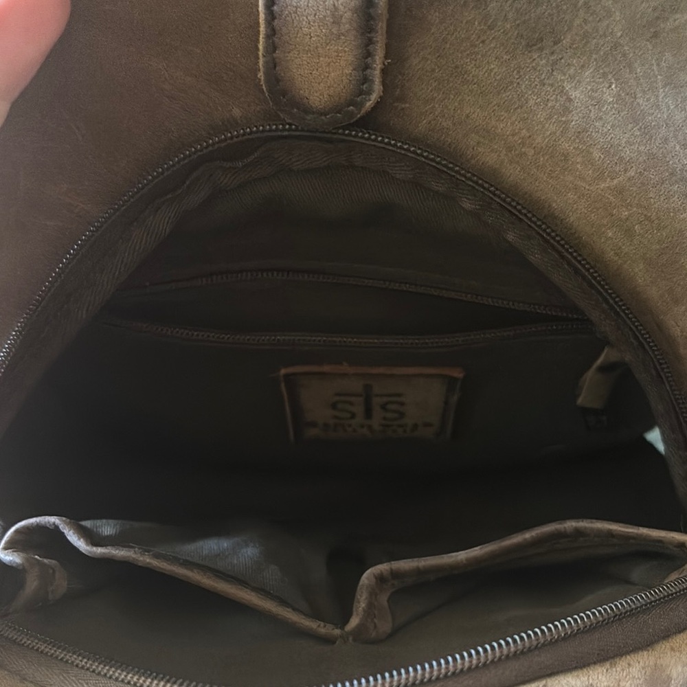 STS Ranchwear Teak Leather Backpack- Baroness - Picture 3 of 4